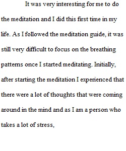 Week 4- Meditation's Effect-Psychology